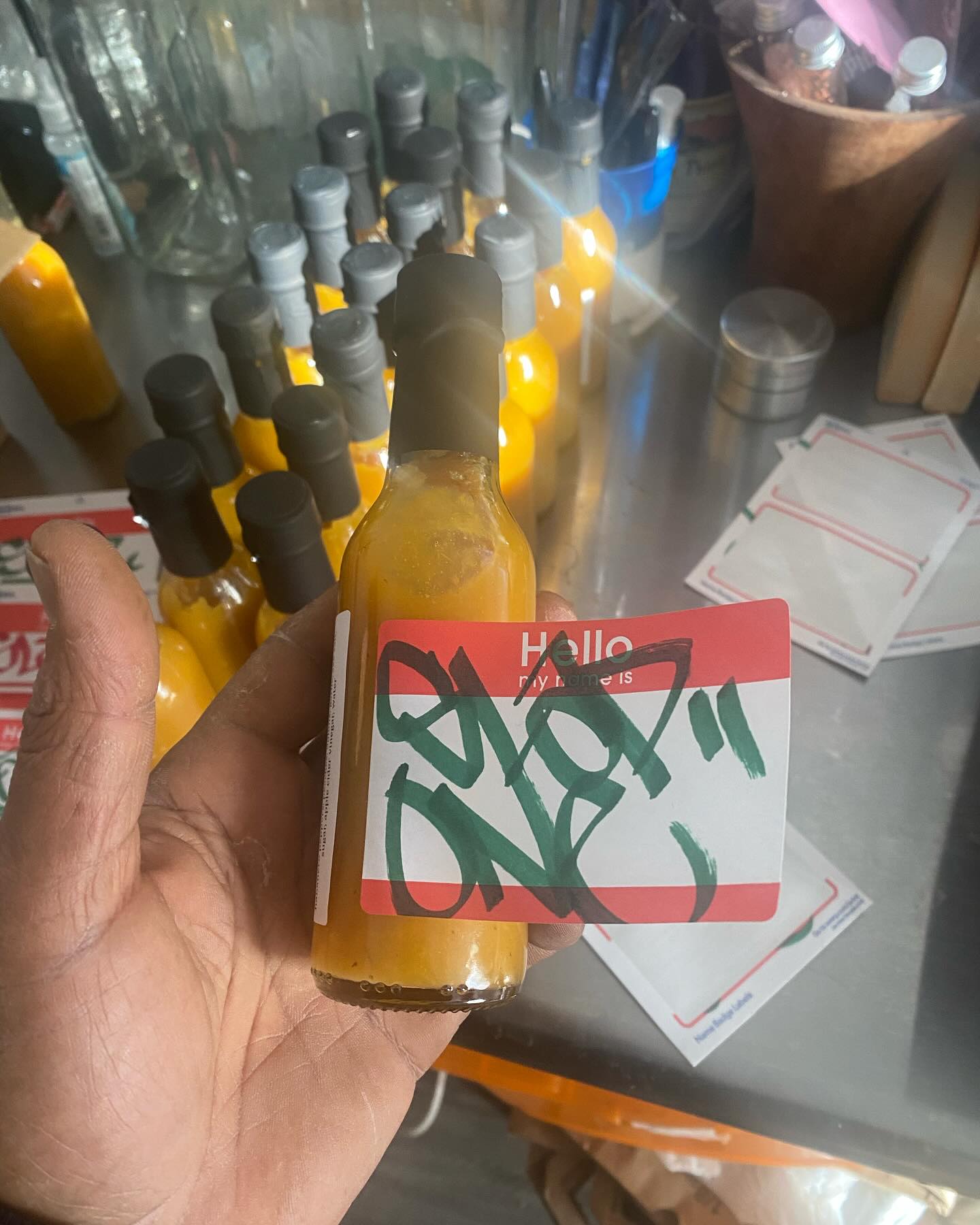 Crafting Humble Man Hot Sauce